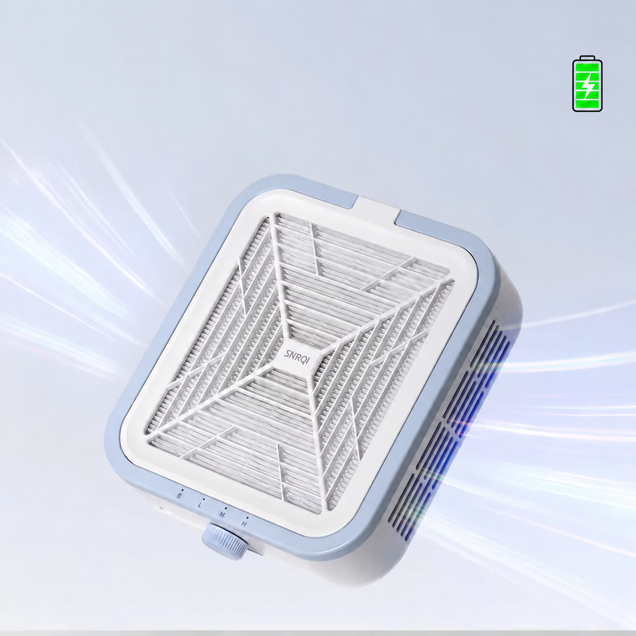 120W Kablosuz Tek Fanlı Güçlü Manikür Tırnak Toz Toplayıcı Şarjlı Toz Toplayıcı Yatay WL008