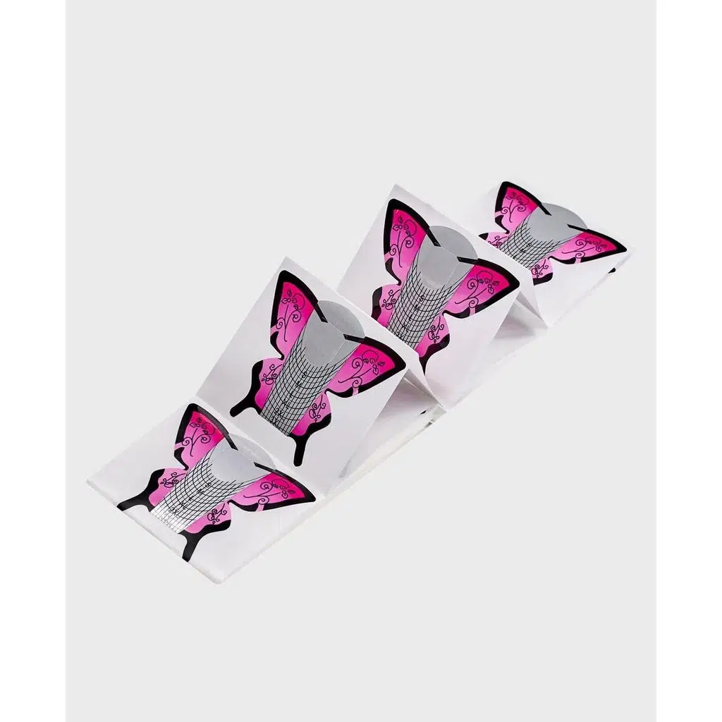 100 lü Kelebek Protez Tırnak Şablon Alt Form