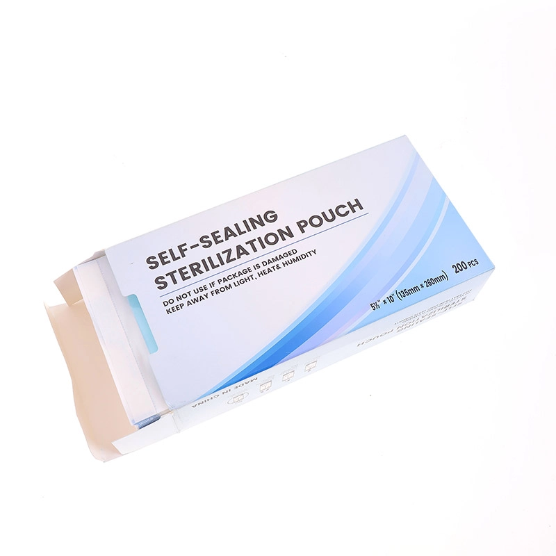 200lü Büyük Alet Sterilizasyon Zarfı - İndikatörlü Sterilizasyon Paketi 135x280mm (200 Adet)