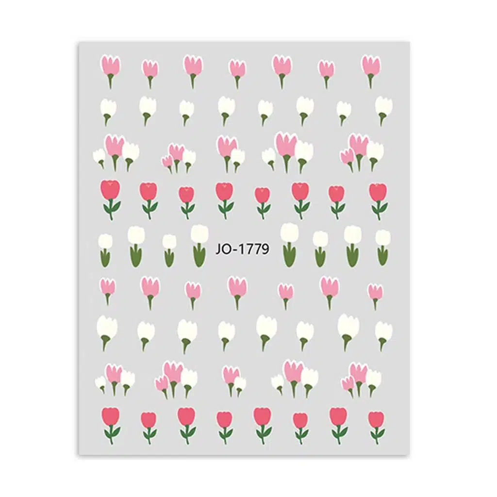 Çiçek Dizayn Tırnak Sticker Tırnak Etiketi Nail Art JO-1779