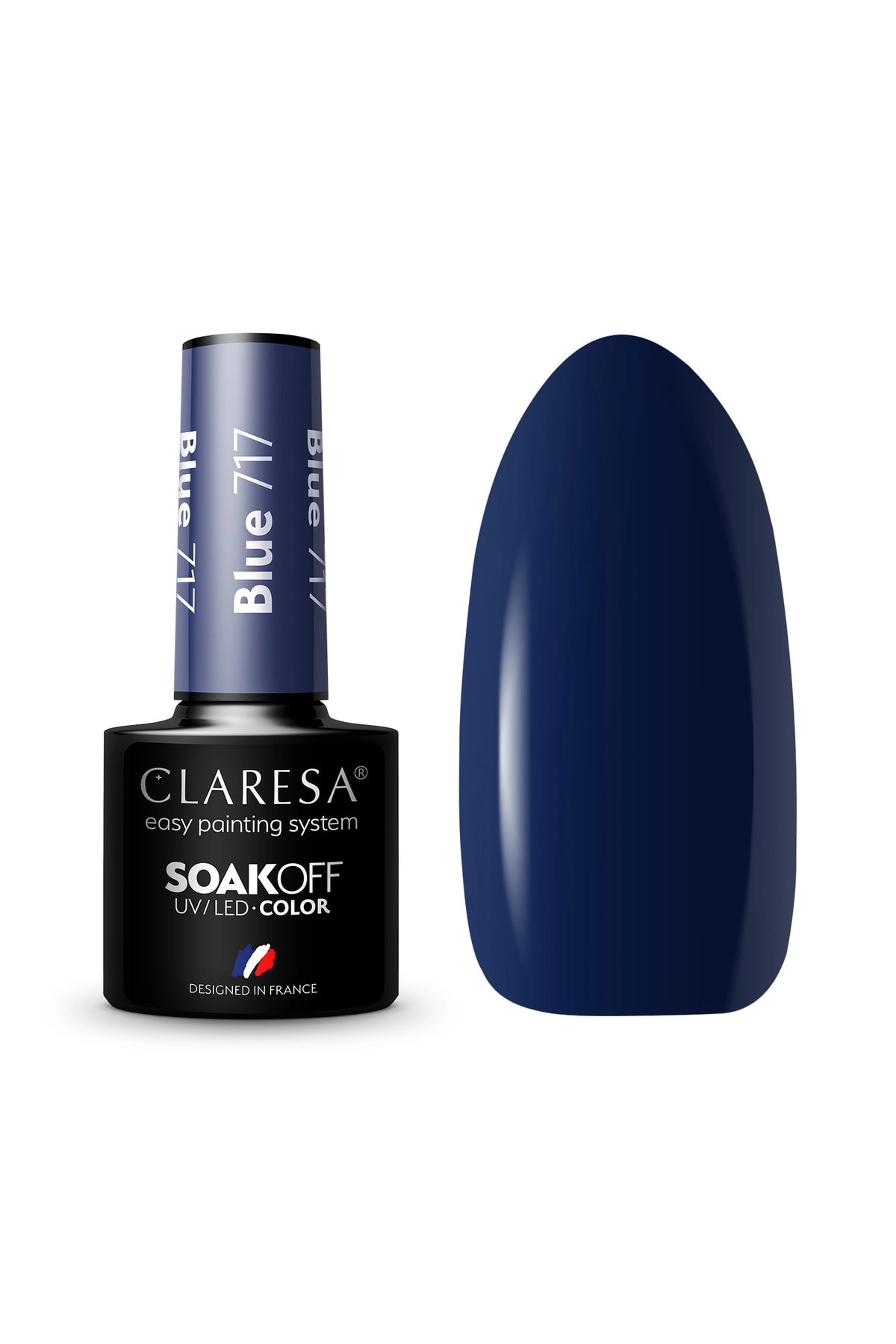 Claresa Kalıcı Oje Blue Derin Koyu Mavi 717 5gr