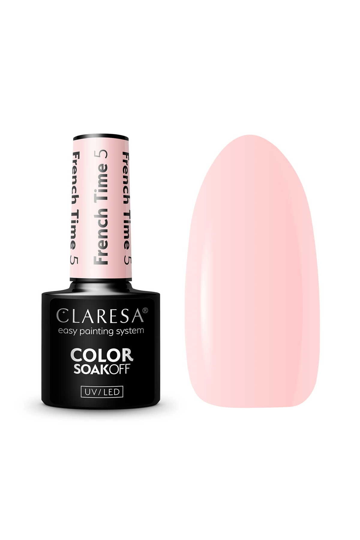 Claresa Kalıcı Oje French Time Yarı Şeffaf Pembe 05 5gr