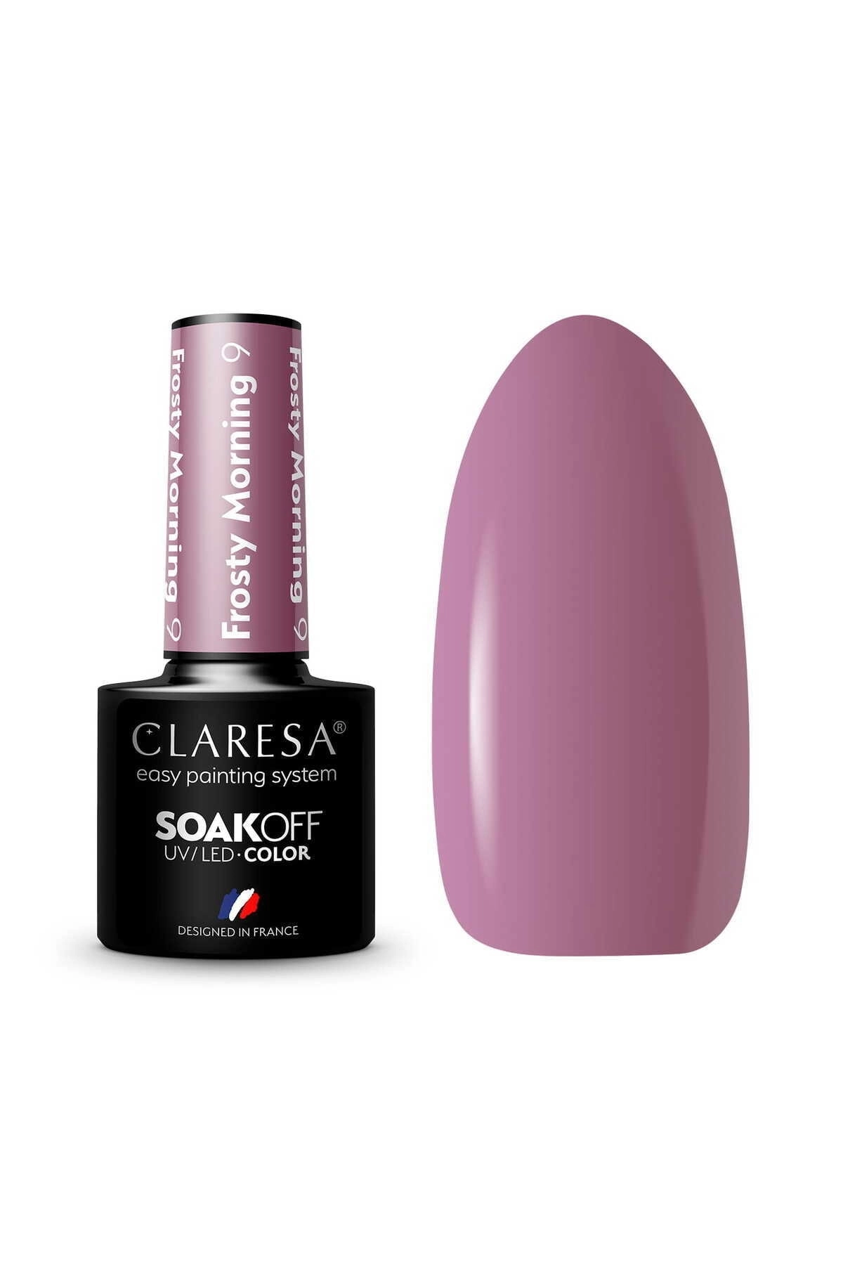 Claresa Kalıcı Oje Frosty Morning 9 Açık Patlıcan Moru 5gr