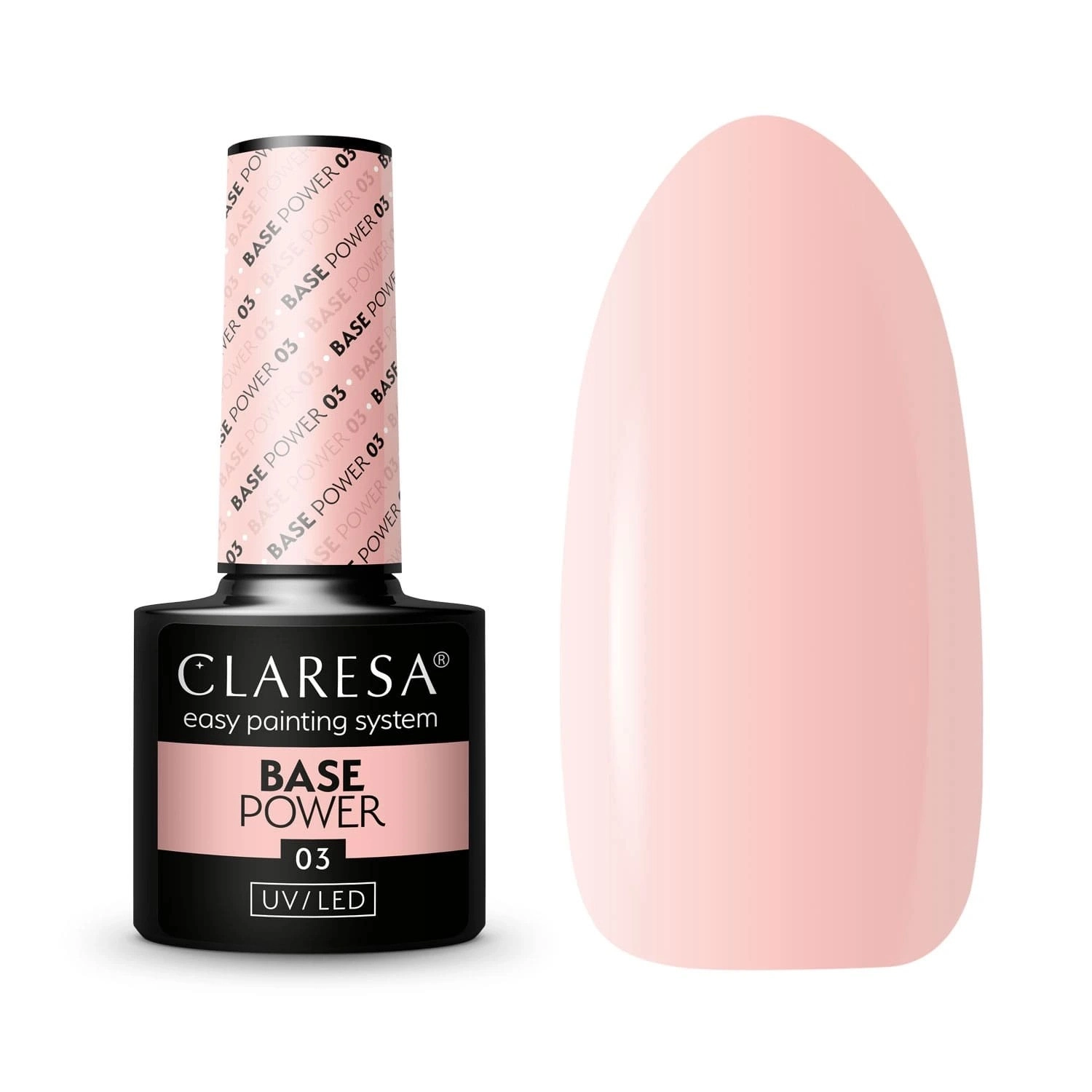 Claresa Renkli Power Base Coat Nude Pembe 03 - 5g
