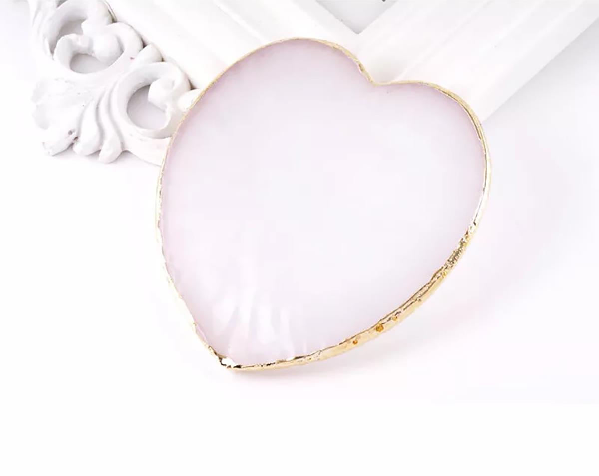 Dekoratif Nail Art Oje ve Boya Karıştırma Paleti Kalp