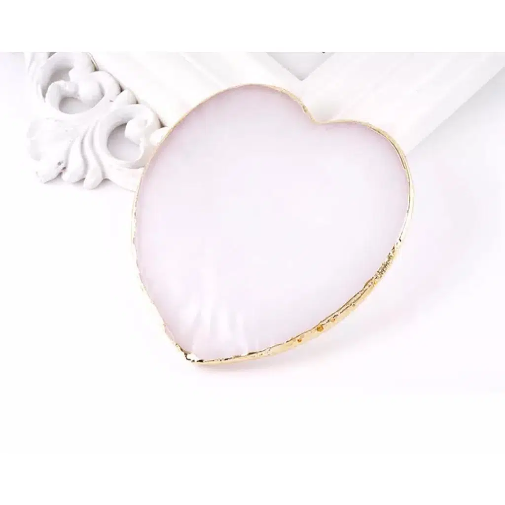 Dekoratif Nail Art Oje ve Boya Karıştırma Paleti Kalp