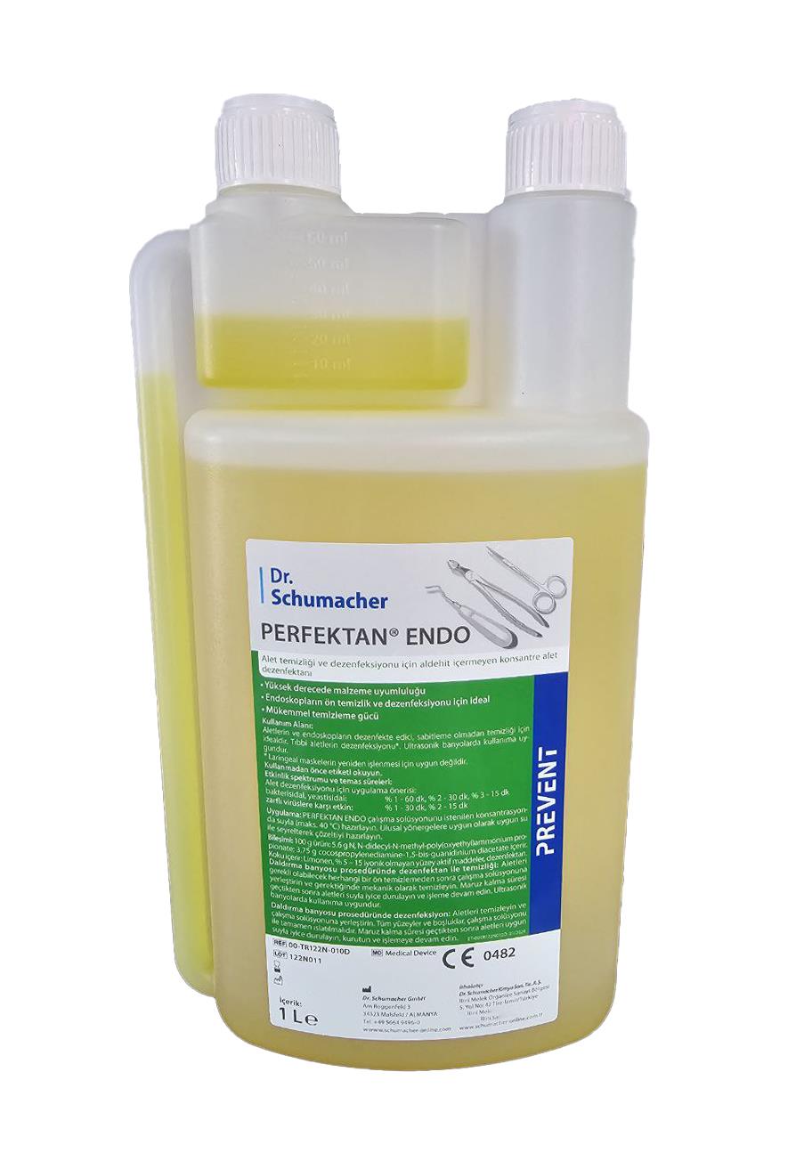 Dr. Schumacher Perfektan Endo Tıbbi Alet Dezenfektanı Manikür Alet Dezenfektanı Konsantre 1000ml
