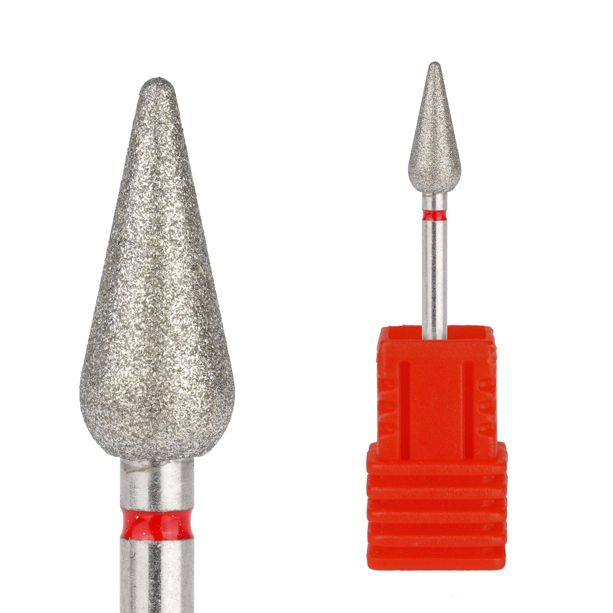 Wien Elmas Manikür Pedikür Törpü Ucu Kırmızı Konik Mızrak 050