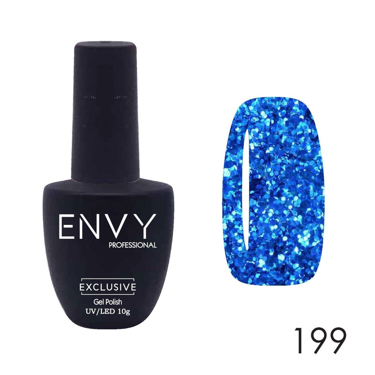 Envy Kalıcı Oje Exclusive Parlak Simli Mavi 10gr No:199