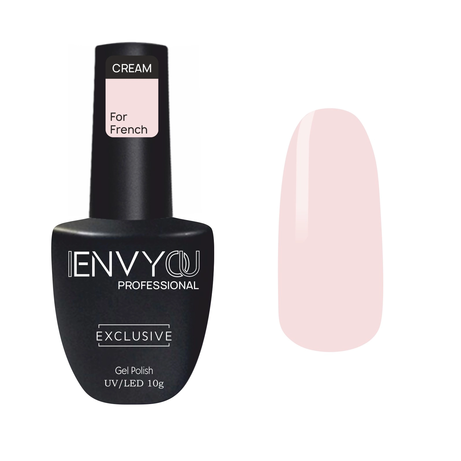 Envy Kalıcı Oje For French Collection Yarı Şeffaf Cream Nude Kalıcı Oje 10gr