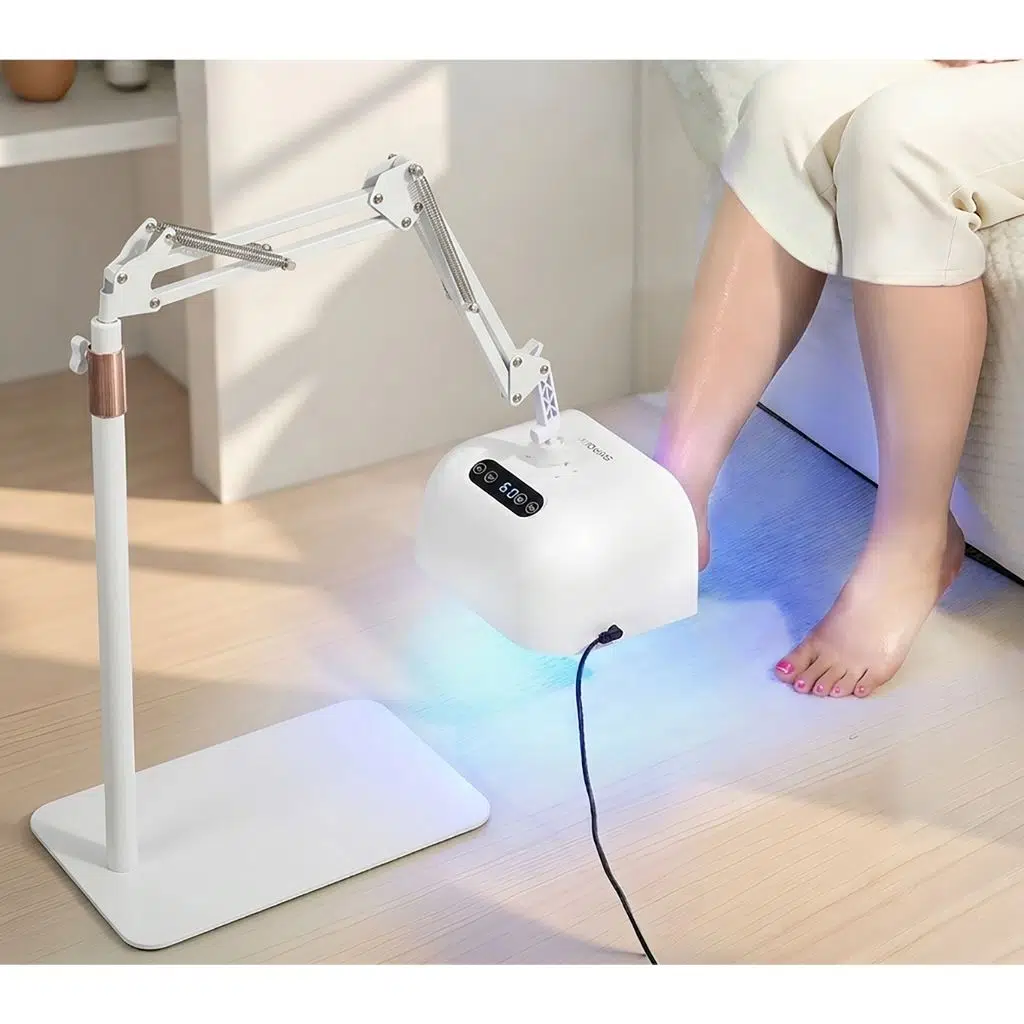 F1 Portatif Standlı 33Led Manikür Pedikür Tırnak Kurutucu UV Led Lamba Protez Tırnak Lambası Beyaz 48W