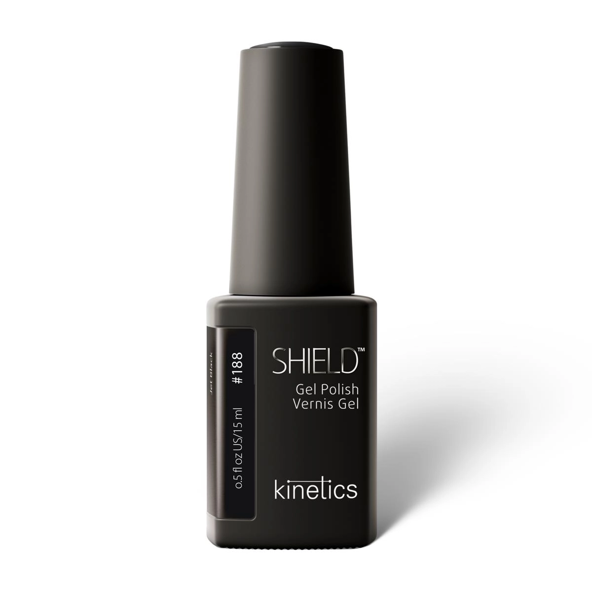 Kinetics Shield Gel Polish Kalıcı Oje Jet Black Siyah 188 15ml