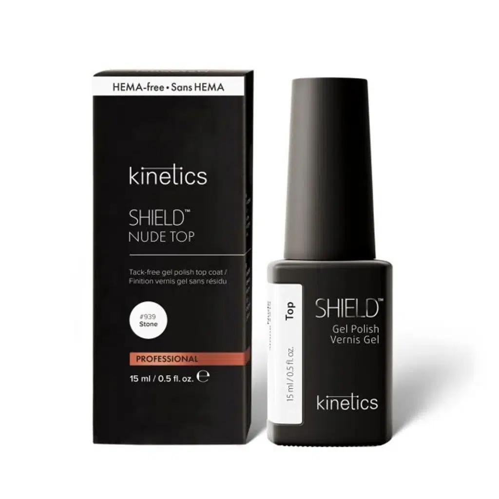 Kinetics Shield Milky Nude Top Coat Yapışkan Katsız 15ml
