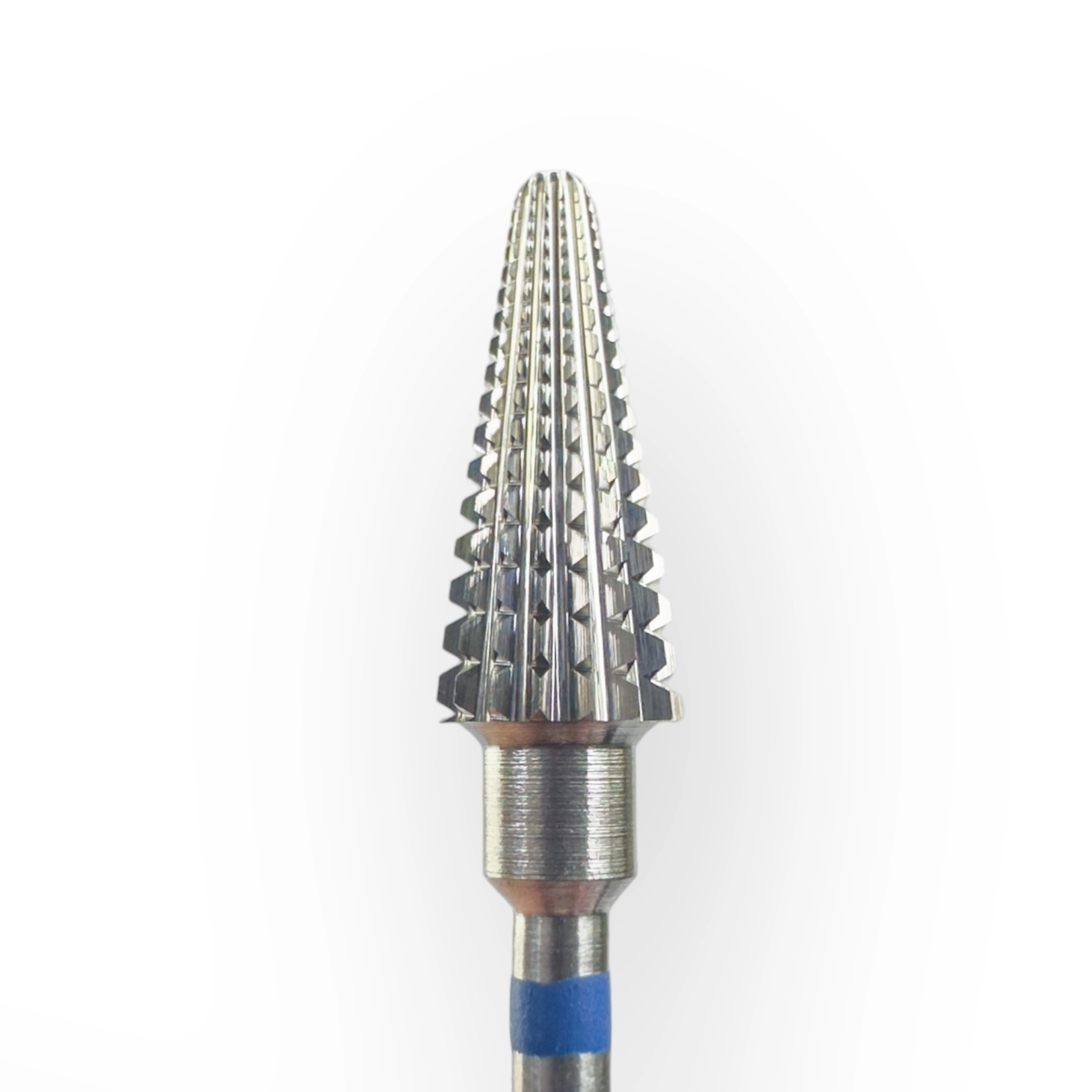 Kmiz Çift Yön Manikür Çıkarma Çelik Törpü Ucu Mavi Koni FKD-060C