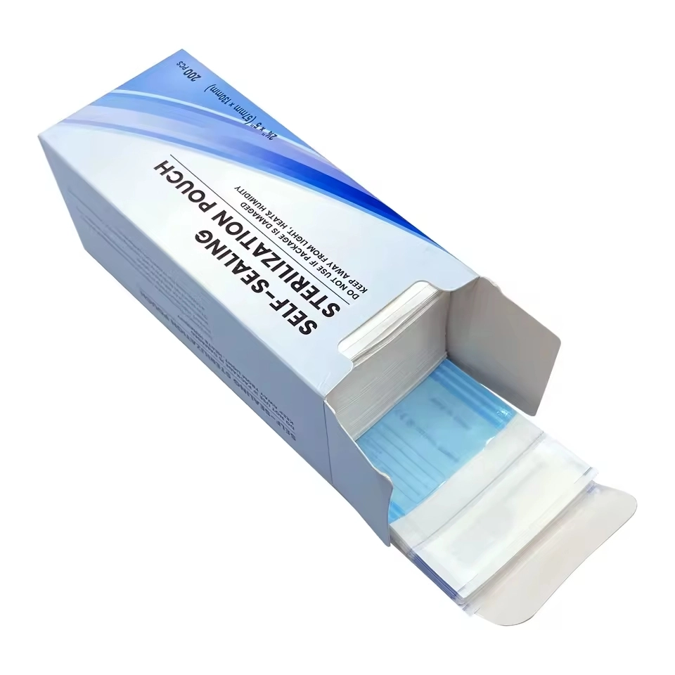 200lü Mini Alet Sterilizasyon Zarfı - İndikatörlü Sterilizasyon Paketi 57x130mm