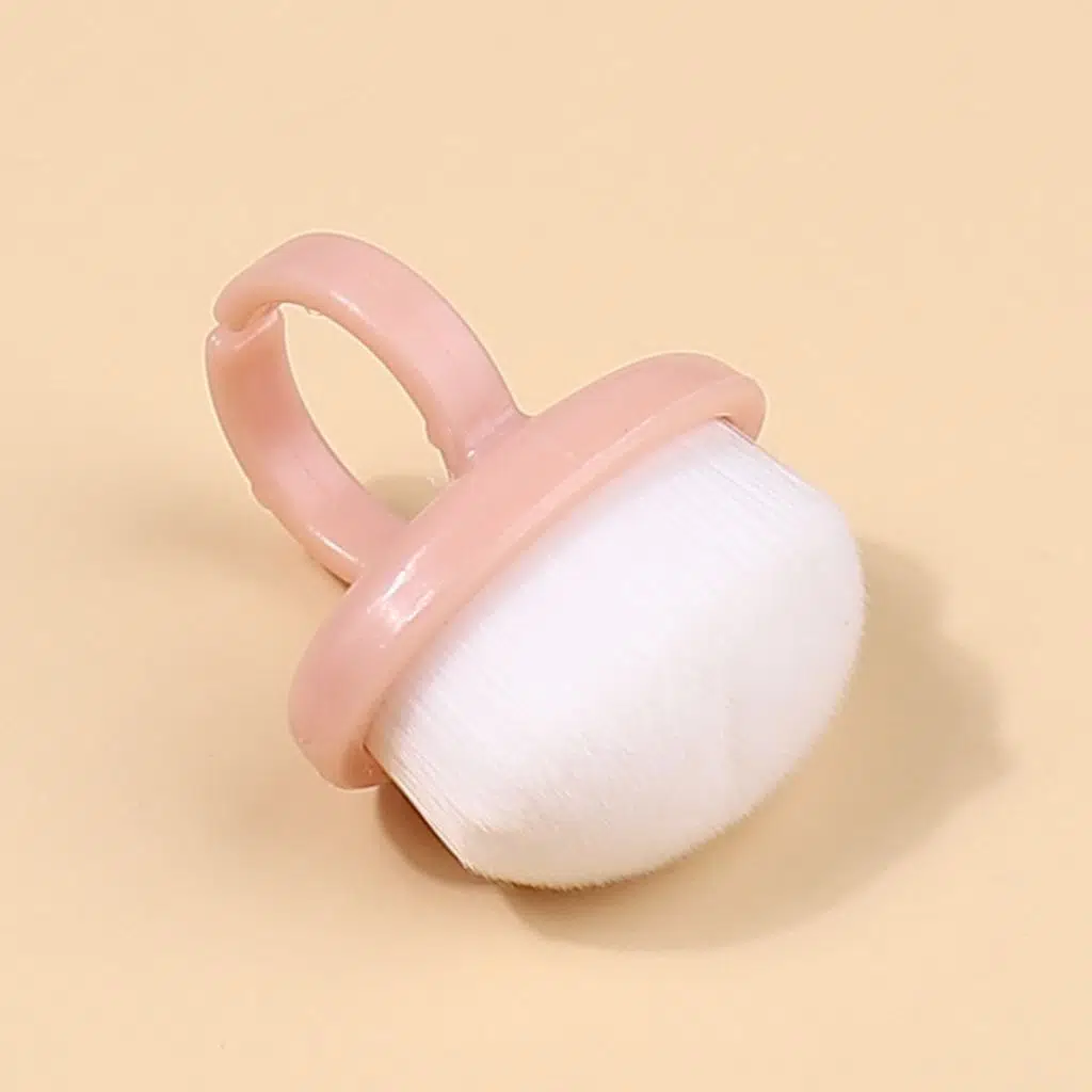 Mini Yüzük Tırnak Toz Temizleme Fırçası Pembe 1 Adet