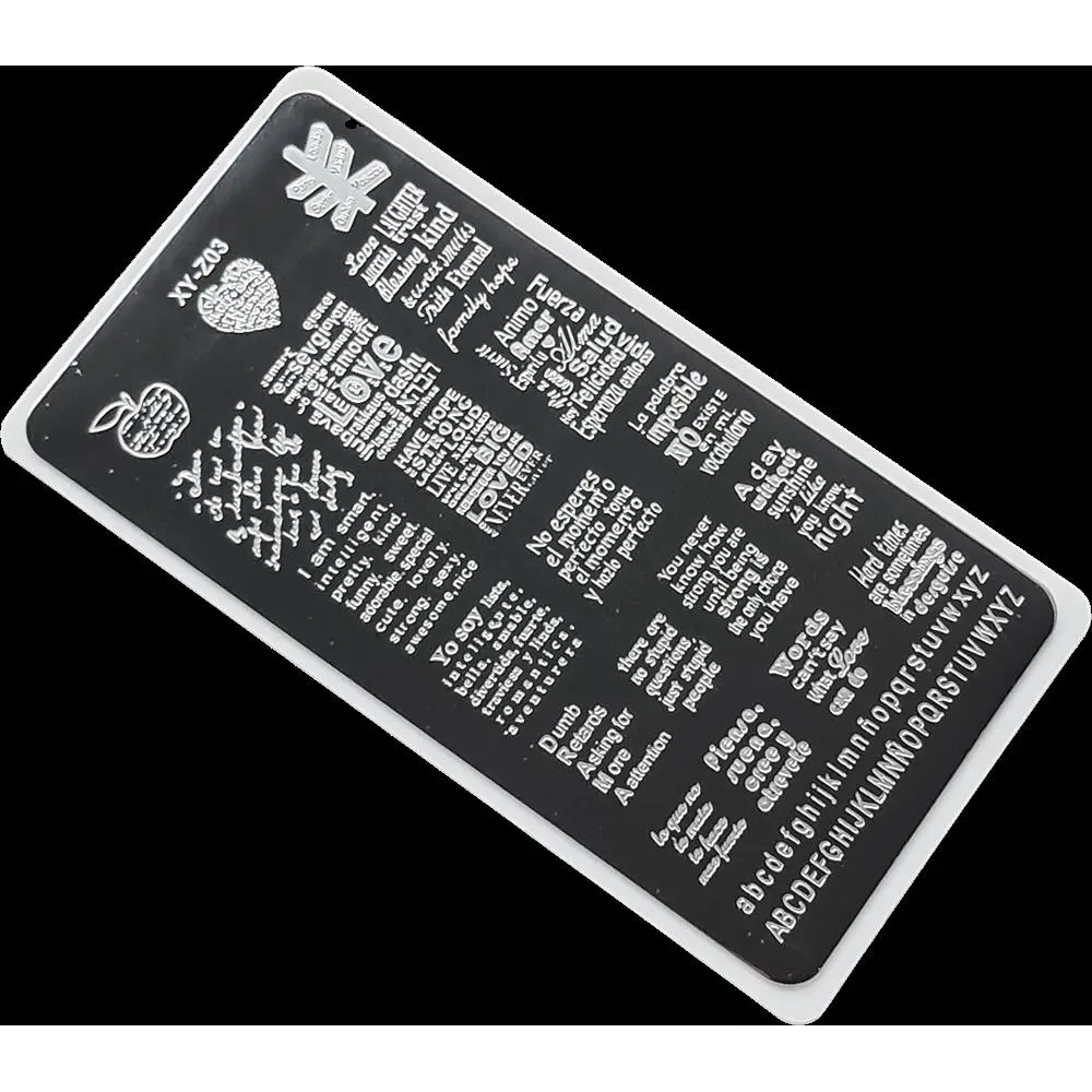 Nail Art Stamping Baskı Plakası