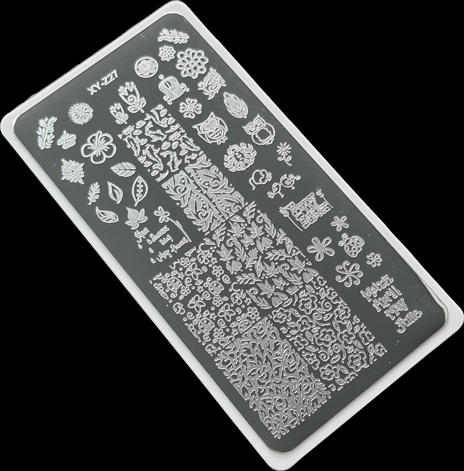 Nail Art Stamping Baskı Plakası