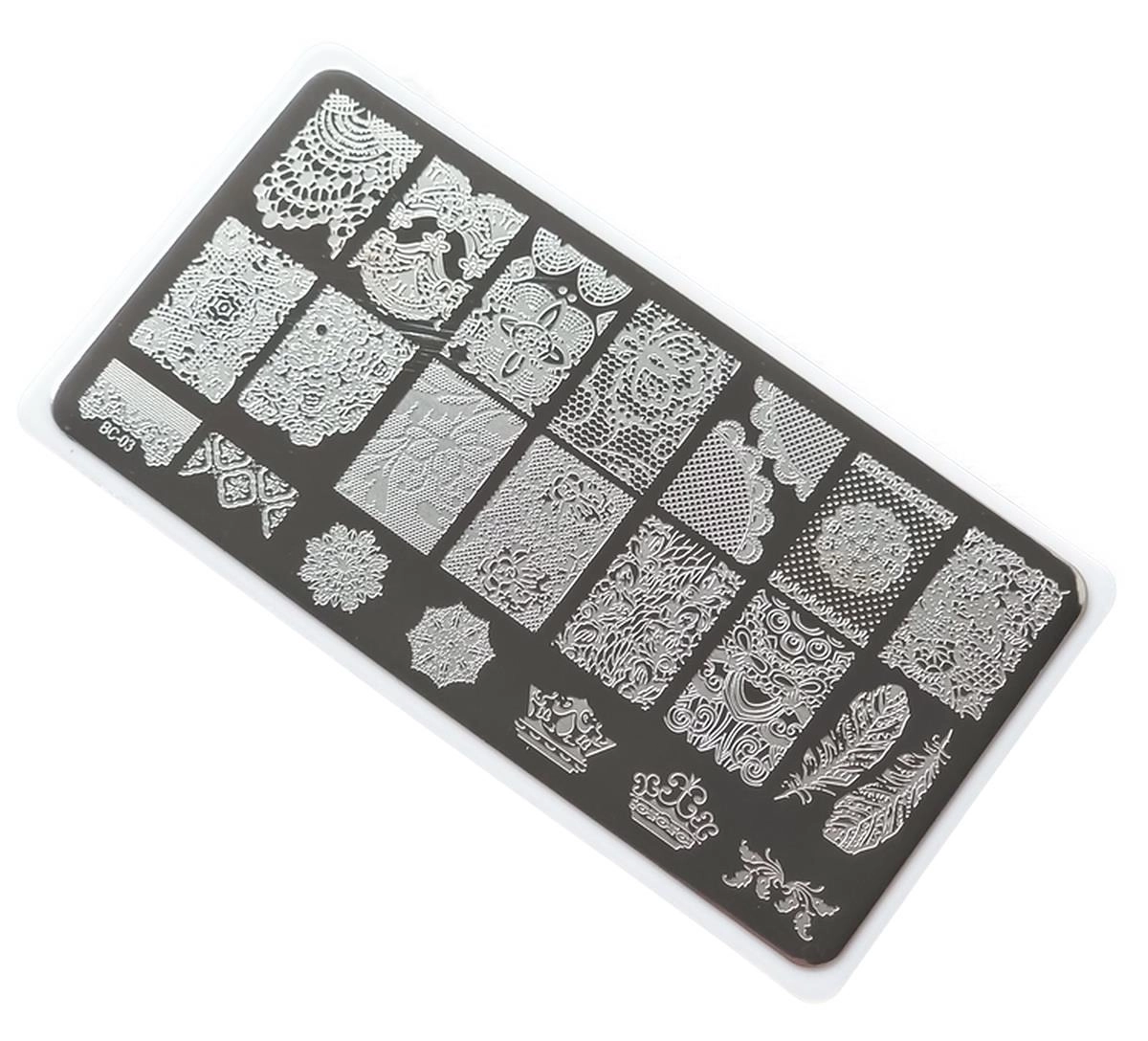 Nail Art Stamping Baskı Plakası