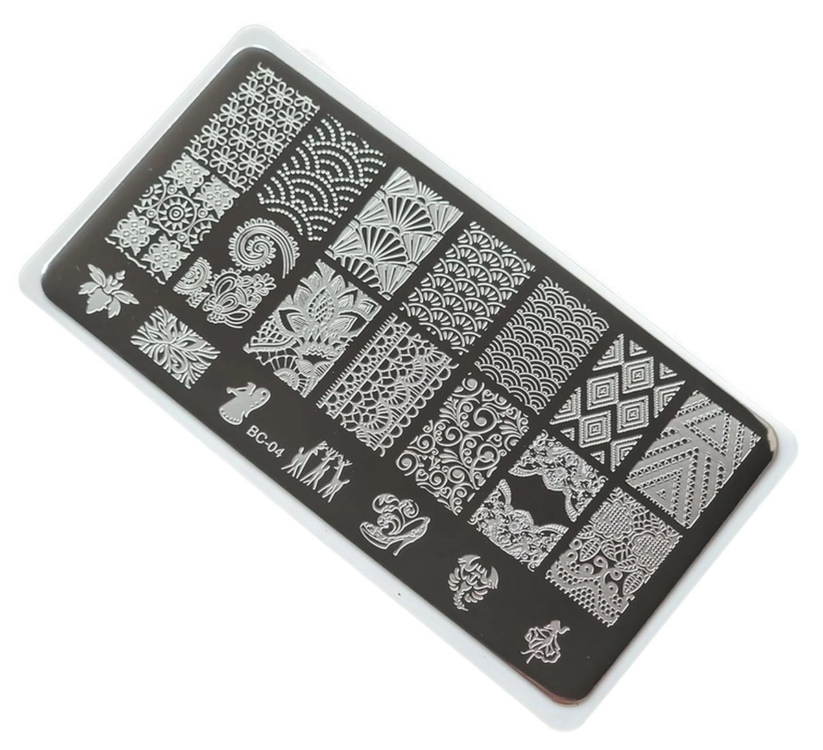 Nail Art Stamping Baskı Plakası