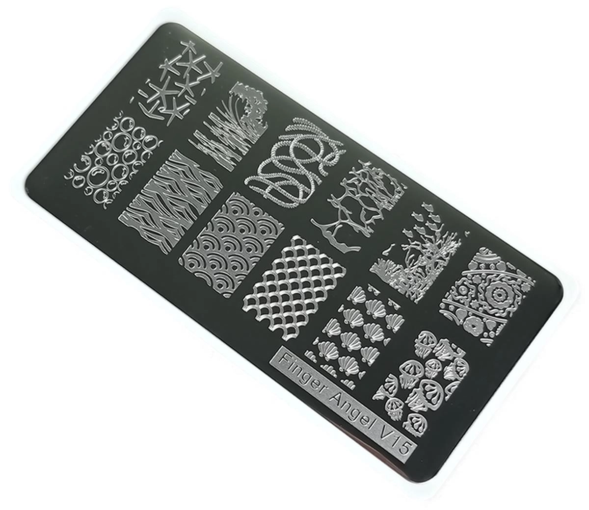 Nail Art Stamping Baskı Plakası VV15