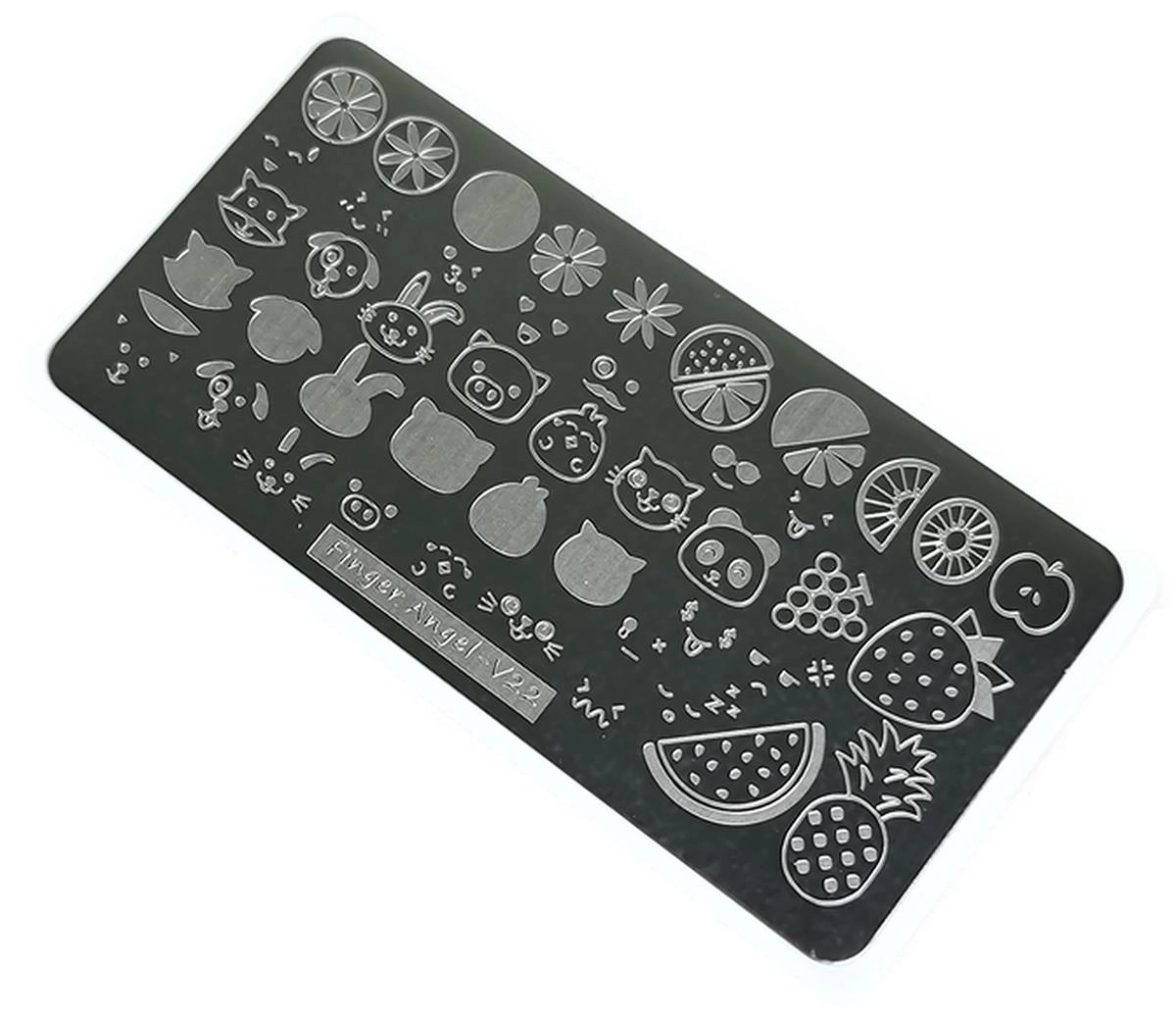 Nail Art Stamping Baskı Plakası VV22