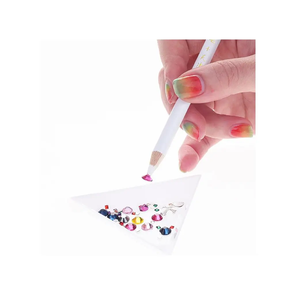 Nail Art Taş Tutucu Mumlu Kalem (10 Adet)