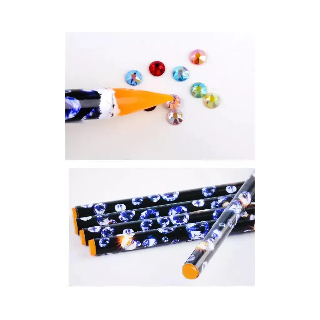 Nail Art Taş Tutucu Mumlu Kalem 2 Adet Wax Pen 