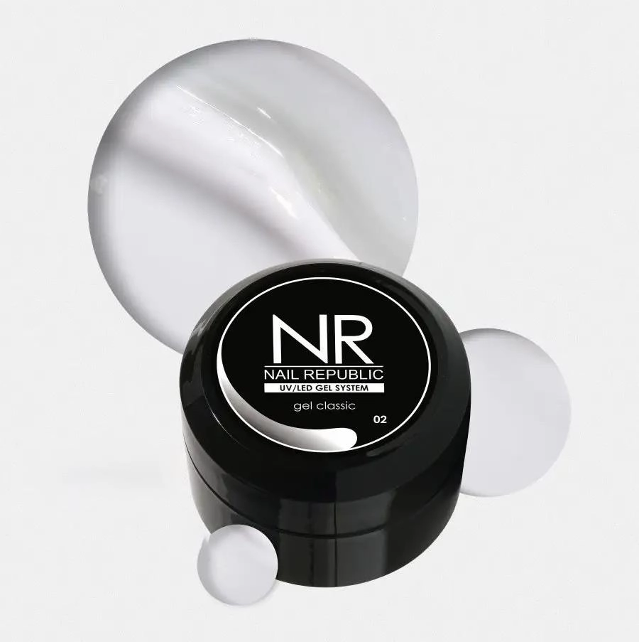 Nail Republic Protez Tırnak Jeli UV Gel Classic (Beyaz) 50Gr. 02
