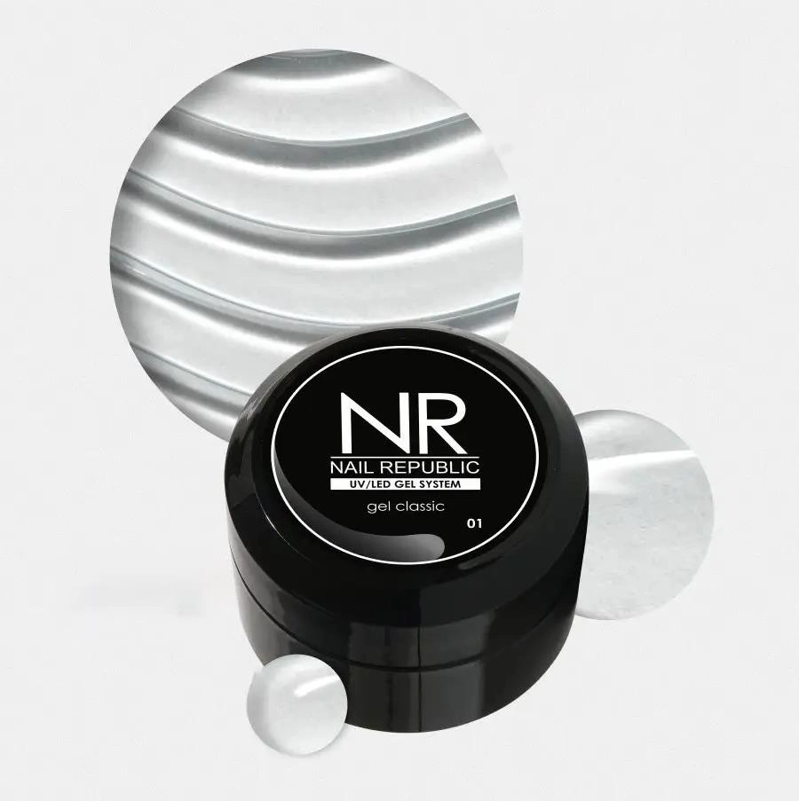 Nail Republic Protez Tırnak Jeli UV Gel Classic (Şeffaf) 50Gr. 01
