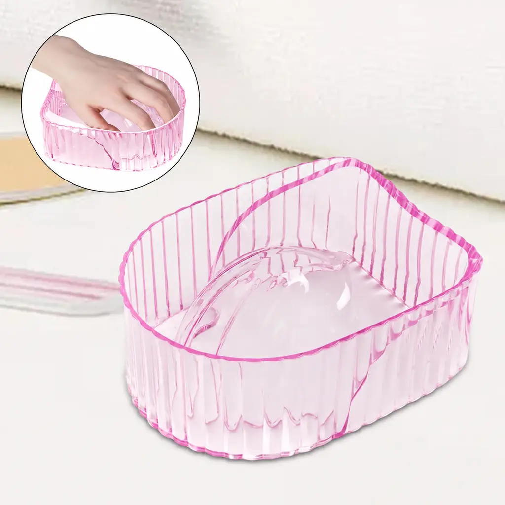 Plastik Manikür El Banyosu - Kütikül Yumuşatma ve Tırnak Bakım Kabı 15cm
