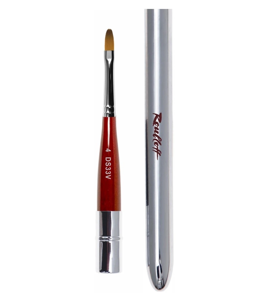 Roubloff DS33V Kapaklı Sentetik Jel Fırça 8mm No:4
