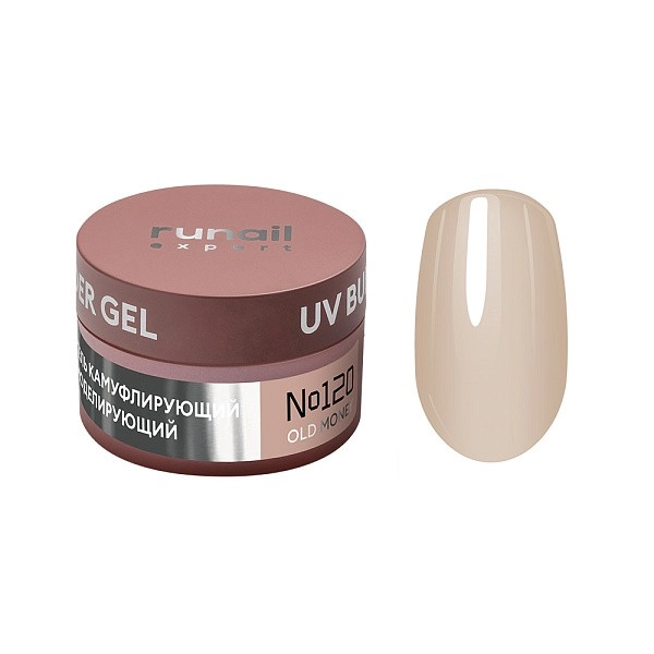 Runail Expert Protez Tırnak Jeli Old Money UV Gel Nude Açık Bej 15Gr. 120