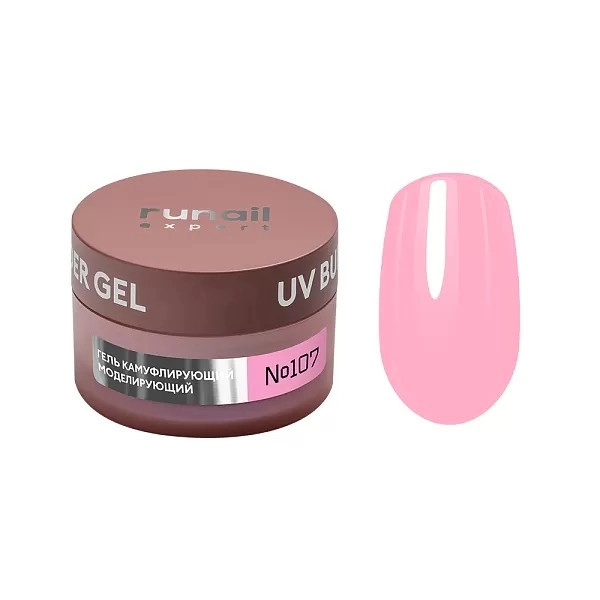 Runail Expert Protez Tırnak Jeli UV Gel Pembe 15Gr. 107