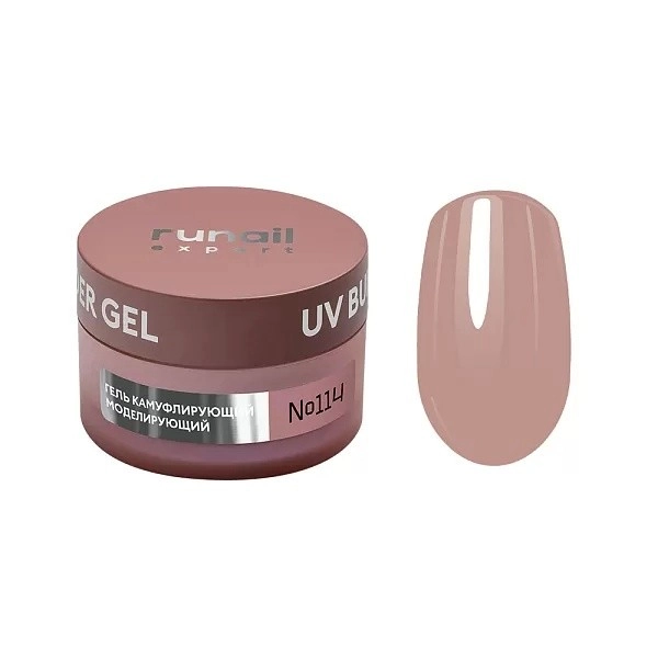 Runail Expert Protez Tırnak Jeli UV Gel Nude Koyu Şeftali 50Gr. 114