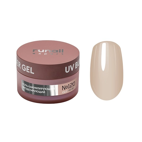 Runail Expert Protez Tırnak Jeli Old Money UV Gel Nude Açık Bej 50Gr. 120