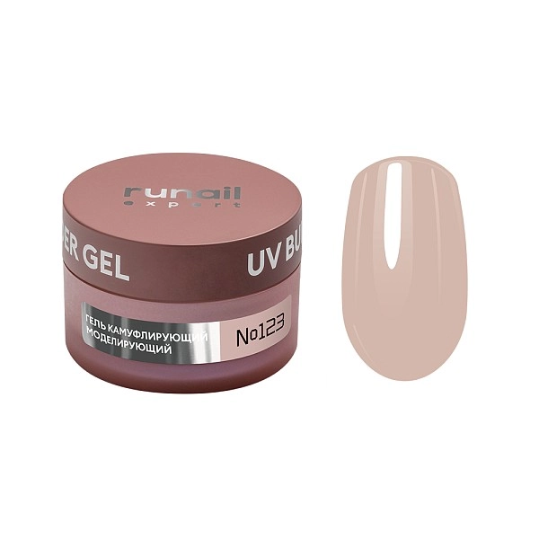 Runail Expert Protez Tırnak Jeli UV Gel Nude Kum Beji 15Gr. 123
