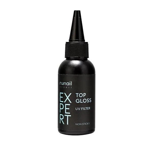 Runail Expert Top Gloss Uv Filtreli Yapışkan Katsız 50ml 118