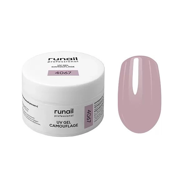 Runail Professional Protez Tırnak Jeli UV Builder Gel Soluk Lavanta 15Gr. 4067