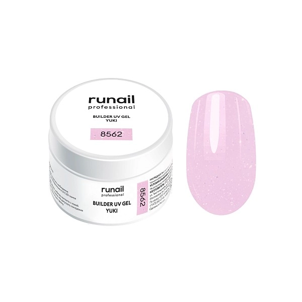 Runail Professional Protez Tırnak Jeli UV Builder Gel Yki Pembe Lila 15Gr. 8562