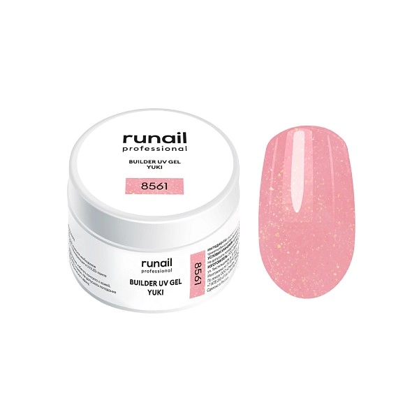 Runail Professional Protez Tırnak Jeli UV Builder Gel Yki Pembe 15Gr. 8561