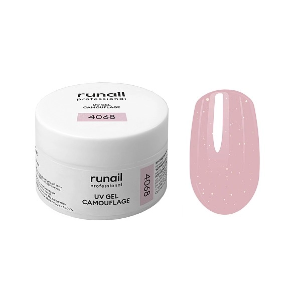 Runail Professional Protez Tırnak Jeli UV Gel Camouflage Lavanta Şafağı 15Gr. 4068