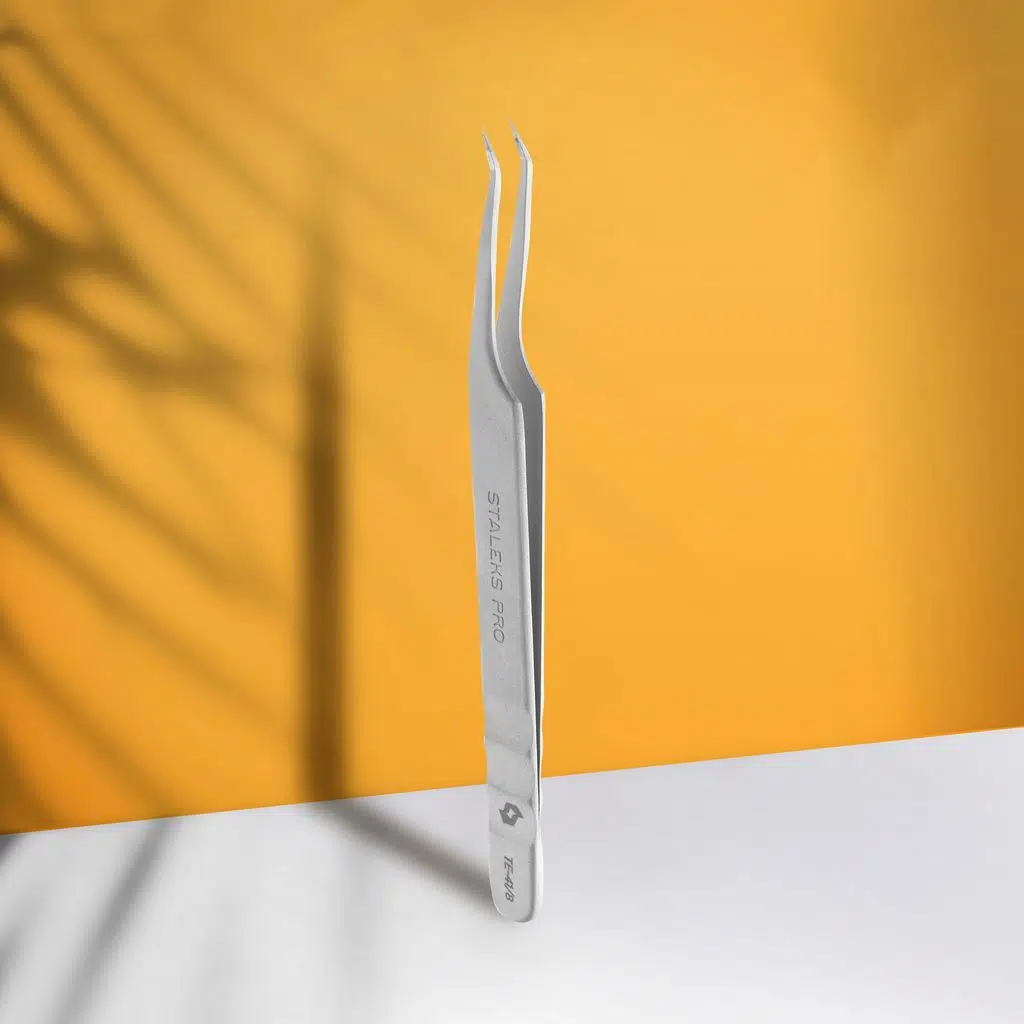 Staleks Expert Volume L Kirpik Cımbızı TE-41-8