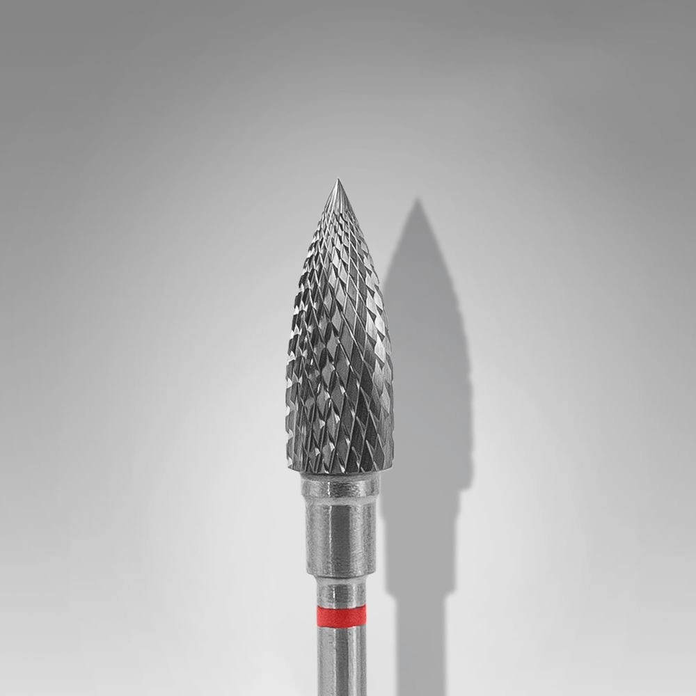 Staleks Manikür Çıkarma Çelik Törpü Ucu Kırmızı Ateş FT10R050/13