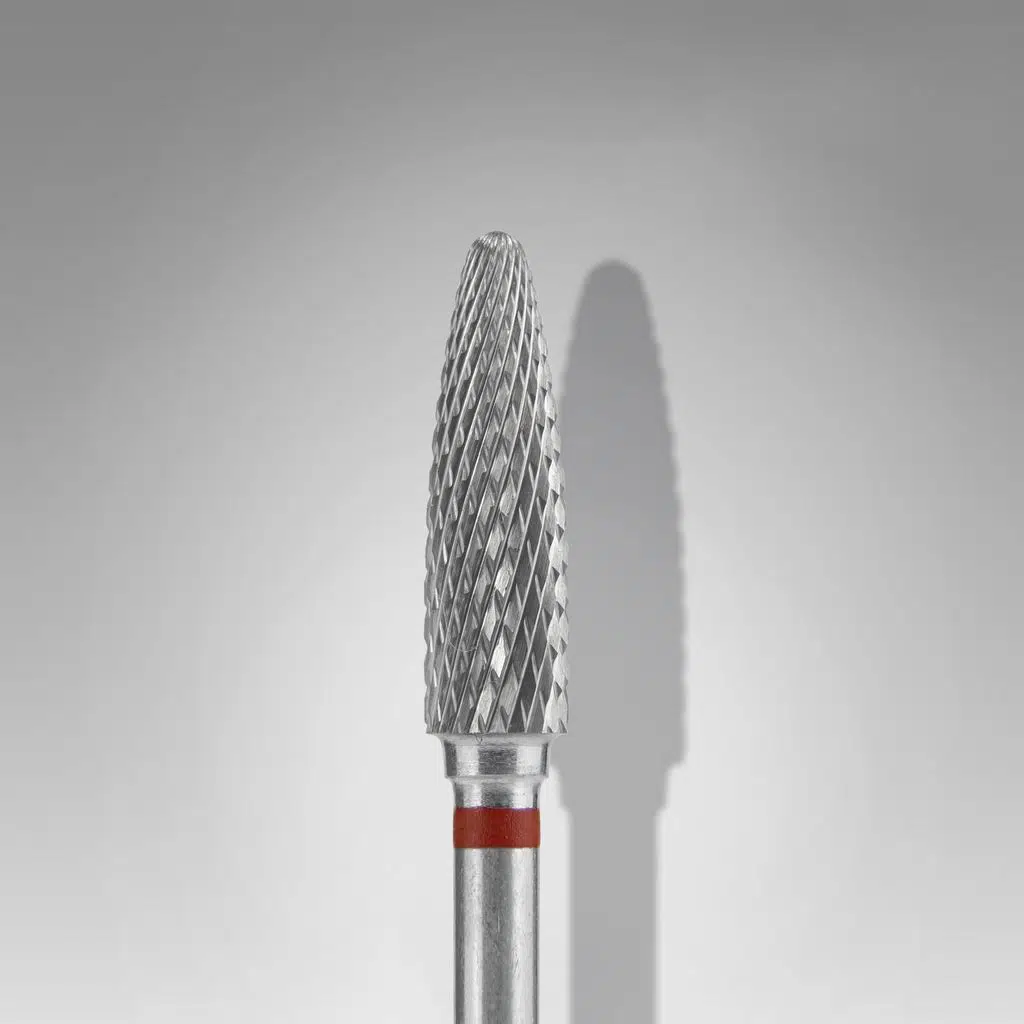 Staleks Manikür Çıkarma Çelik Törpü Ucu Kırmızı Mısır FT90R040-14