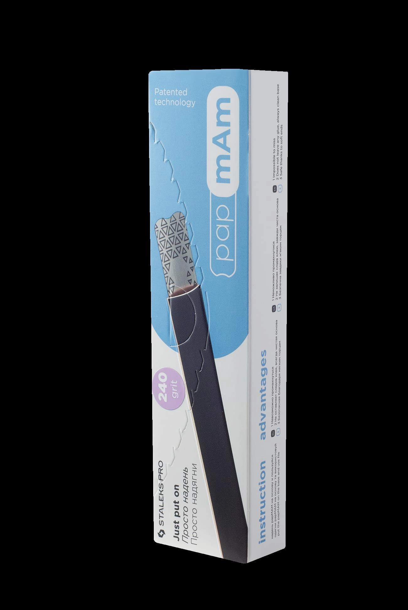 Staleks Manikür Pap-Mam Giydirmeli Yedek Zımpara 240 Grit 50li