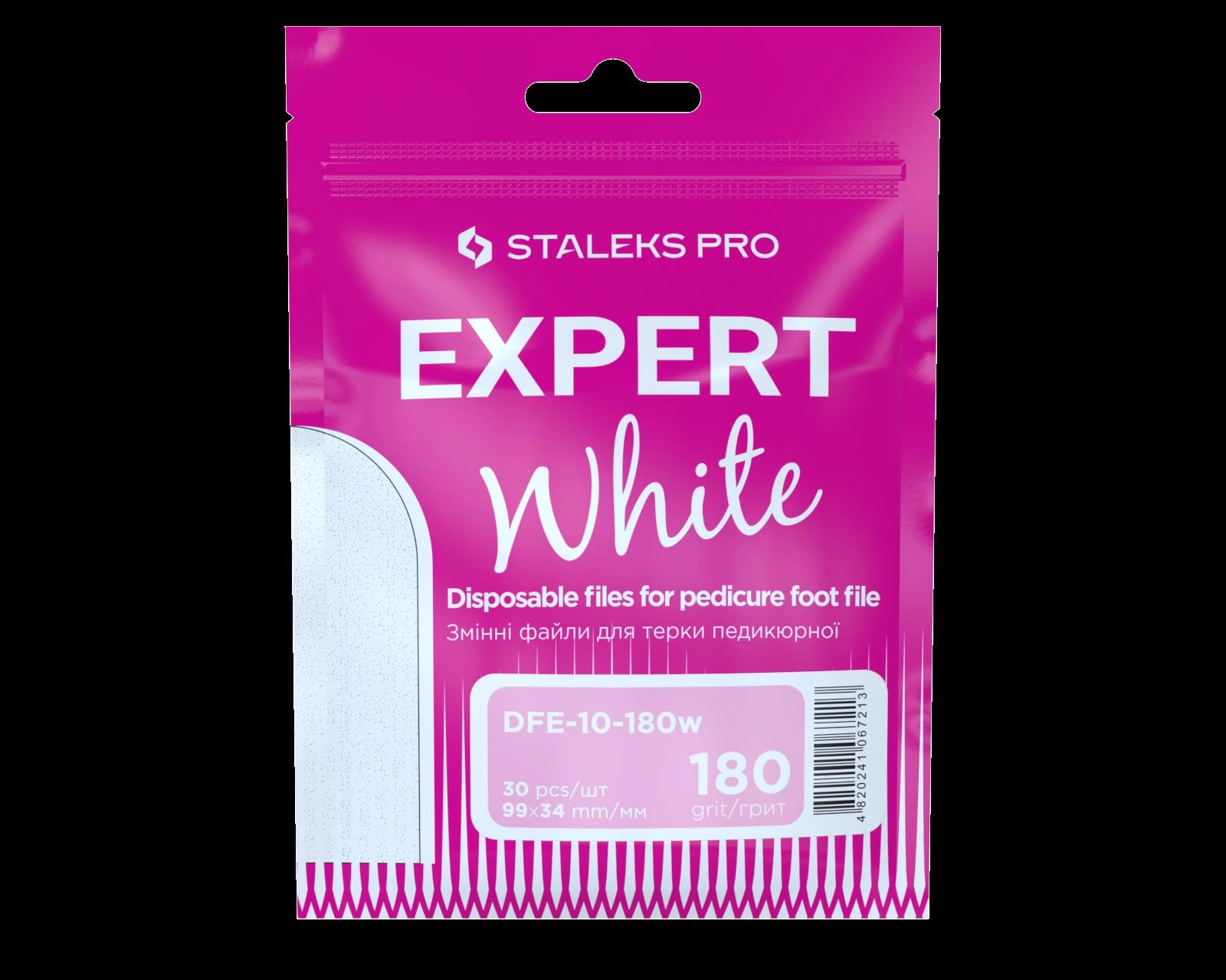 Staleks Pedikür Metal Taban Yedek Zımpara 180 Grit 30lu