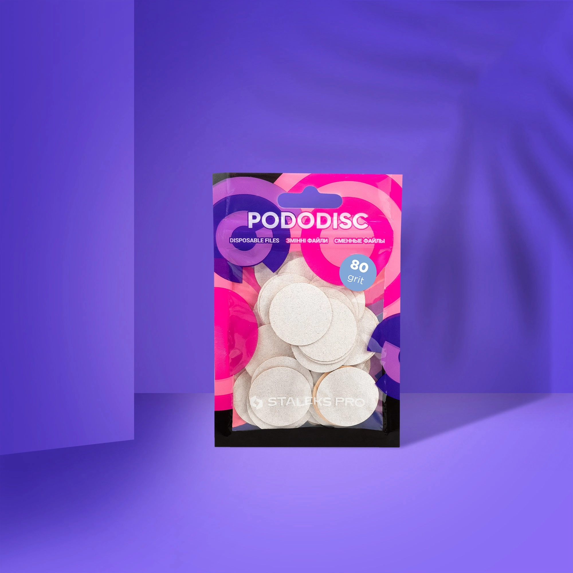 Staleks Pododisk Törpü Yedeği 25mm 80 Grit (Large) 50li PDF-25-80w