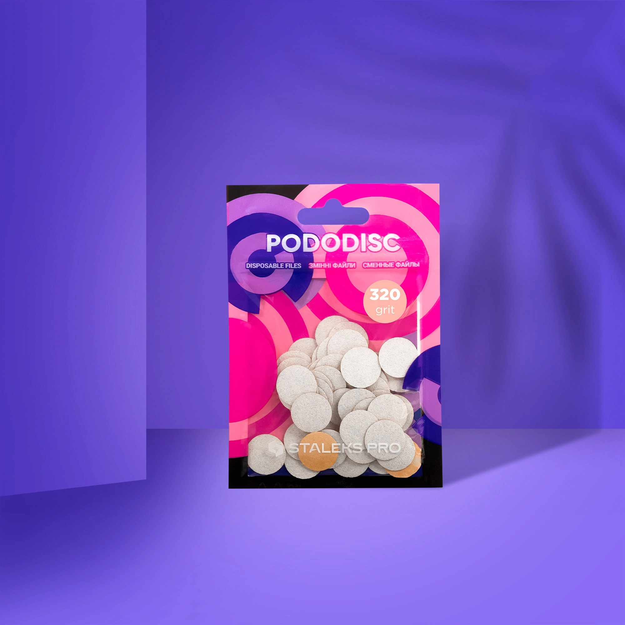 Staleks Small Pododisk İçin Yedek Pedikür Törpüleri 320 Grit Yumuşak 