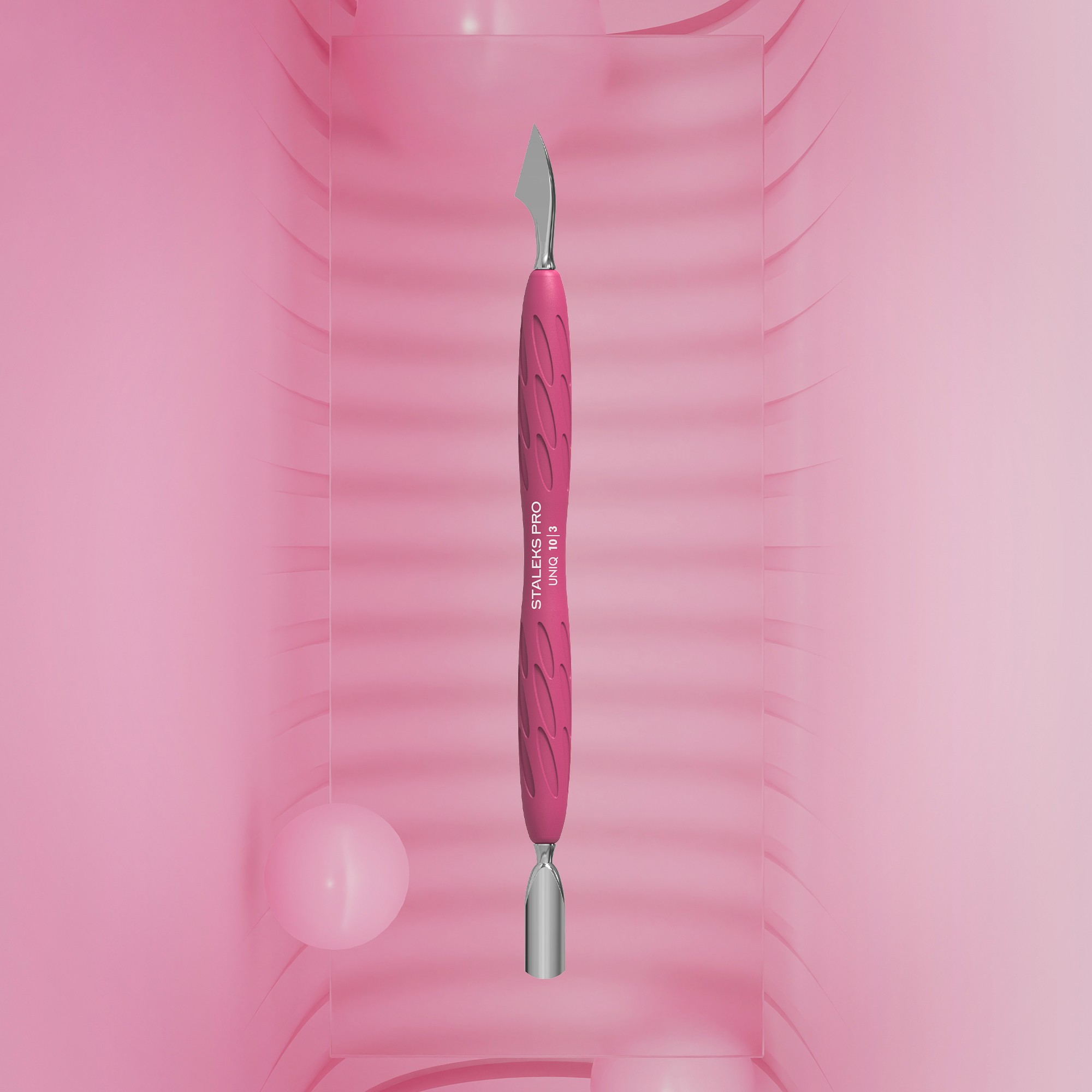 Staleks Uniq Gummy Profesyonel Kütikül İtici Et İtici Pusher PQ-10/3